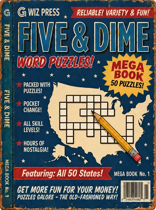Five & Dime MEGA BOOK No. 1 cover, featuring all 50 states